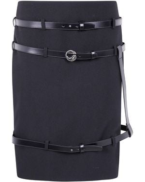Coperni Multi Belt Skirt - Blue