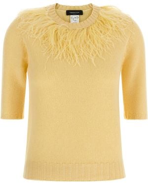 Fabiana Filippi Feather Sweater - Yellow