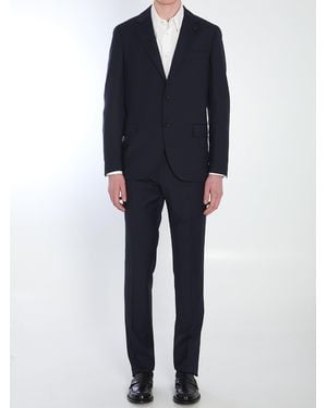Lardini Wool Two-Piece Suit - Blue