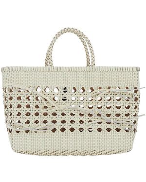 OSOI Tote Bag Biscuit Leather - Metallic