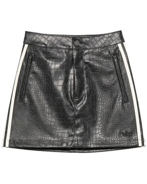 adidas Crocodile Effect Skirt - Gray