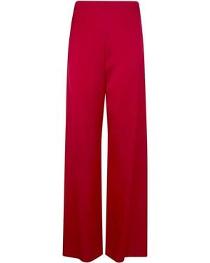Blugirl Blumarine Satin Long Pants - Red