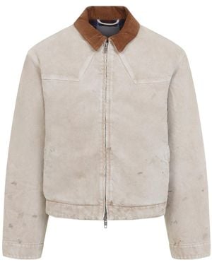 Balenciaga Denim Workwear Jacket - Natural