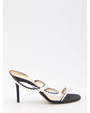 Mach & Mach Mach&Mach Sirene Sandals - White