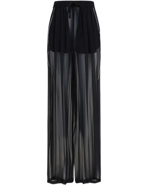 Dolce & Gabbana Pants Silk - Black