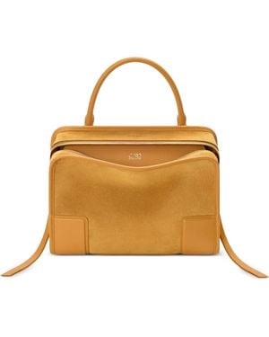 Loewe Medium Amazona 180 Suede Tote Bag - Metallic