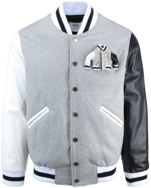 Opening Ceremony Wool Varsity Jacket Outerwear - Gray