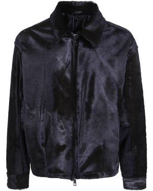 Giorgio Brato Horse Hair Jacket - Black