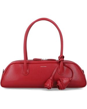 Magda Butrym Brigitte Trapeze Bag - Red