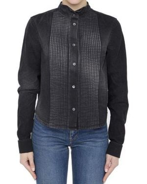 Loewe Pleated Denim Jeans - Blue