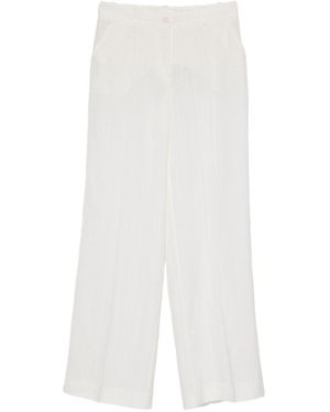 P.A.R.O.S.H. Rania Tailored Pants - White