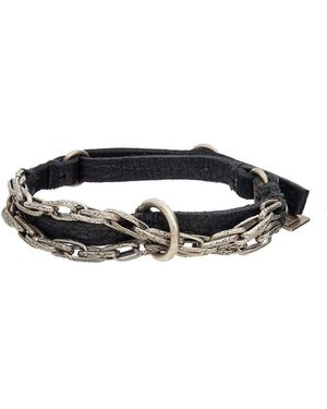 Goti Leather Bracelet + 925 - Multicolor