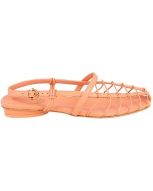 Ferragamo Shay 10 Caged Slingback Sandals - Pink
