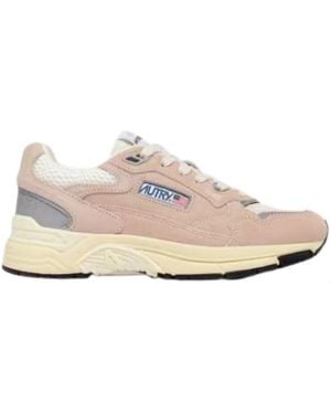 Autry Medalist Low-Top Leather - Pink
