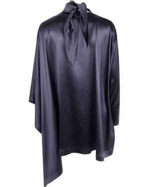 Phoebe Philo "Drape" Top - Blue