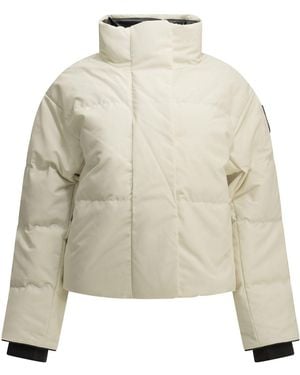 Canada Goose "Grandview" Short Down Jacket - Natural