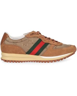 Gucci Re-Motion Low-Top Sneakers - Brown