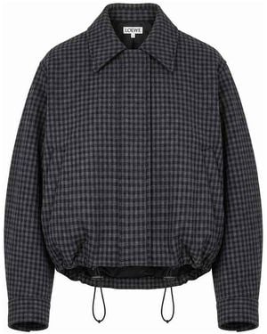 Loewe Wool Drawstring Jacket - Gray