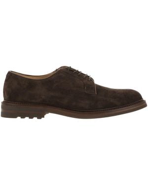 Brunello Cucinelli Derby Camoscio Corvino - Brown
