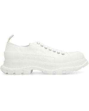 McQ Alexander Mcqueen Tread Slick Lace-Up Shoes - White