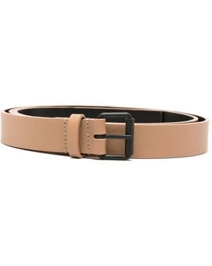 Sofie D ́hoore "Varnia" Leather Wide Belt Mm 25 - White