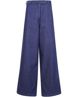 Dries Van Noten Penn Denim Pants - Blue