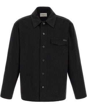 Saint Laurent Cotton Overshirt - Black