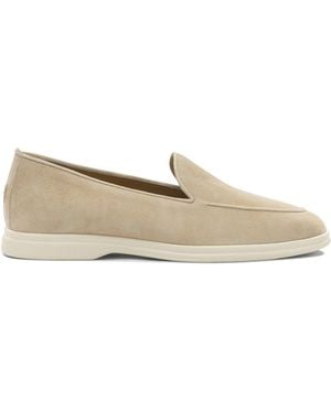 Henderson Suede Loafers - Natural