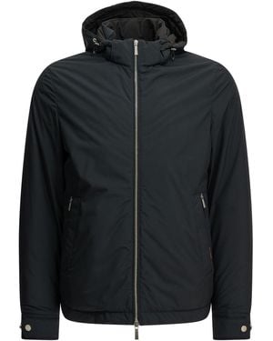 Moorer Albini-Stp Short Down Jacket - Black