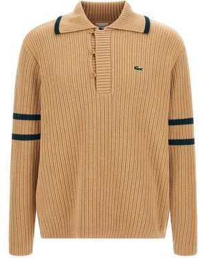 Lacoste 'Archive Edition' Sweater - Natural