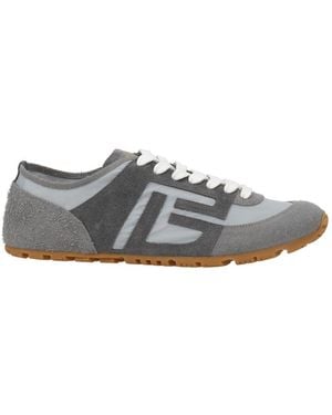 Balmain Low-Top Logo Sneaker - Gray