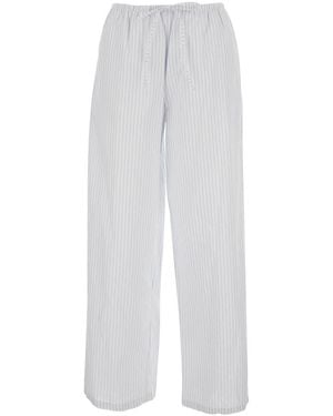 DUNST Pajama Pants/ Stripes - White