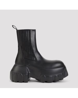 Rick Owens Beatle Mega Tractor Boot - Black
