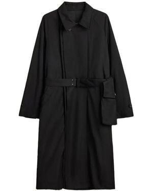 Y-3 Spun Nylon Coat - Black