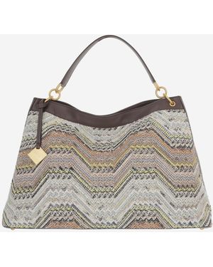 Missoni Handbag Chevron - Gray
