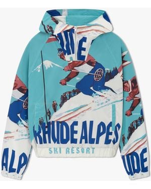 Rhude Deux Resort Anorak Jacket - Blue