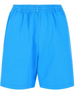 Balenciaga Bb Paris Icon Sweatshorts - Blue
