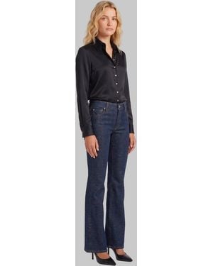 KHAITE Low-Rise Conforti Jeans - Blue