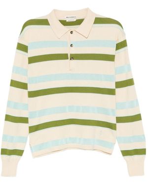 JW Anderson Cotton And Wool Polo Shirt - Multicolor