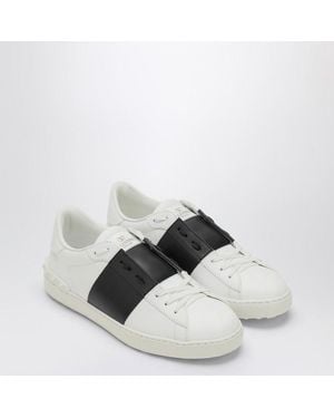 Valentino Garavani Open Leather Sneakers - White
