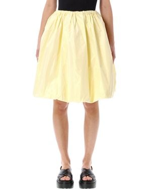 Prada Taffeta Skirt - Yellow