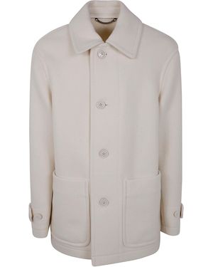 Dries Van Noten "Rivne" Classic Midi Coat - White