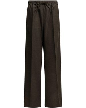 Max Mara Tailored Wool Pants - Black