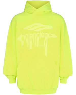 Balenciaga 3B Liquified Hoodie - Yellow