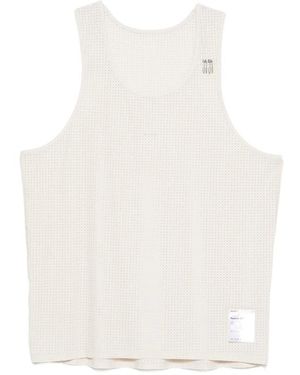 Satisfy Scoop Neck Tank Top - White