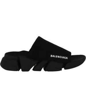 Balenciaga Speed 2 Slides - Black