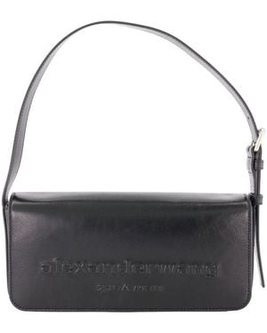 Alexander Wang Punch Flap Shoulder Bag - Black