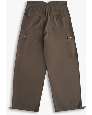 Rhude Seersucker Parachute Pant - Gray