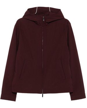 Emporio Armani Nylon Blouson Jacket - Red