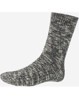 Birkenstock Cotton Slub Socks - Gray